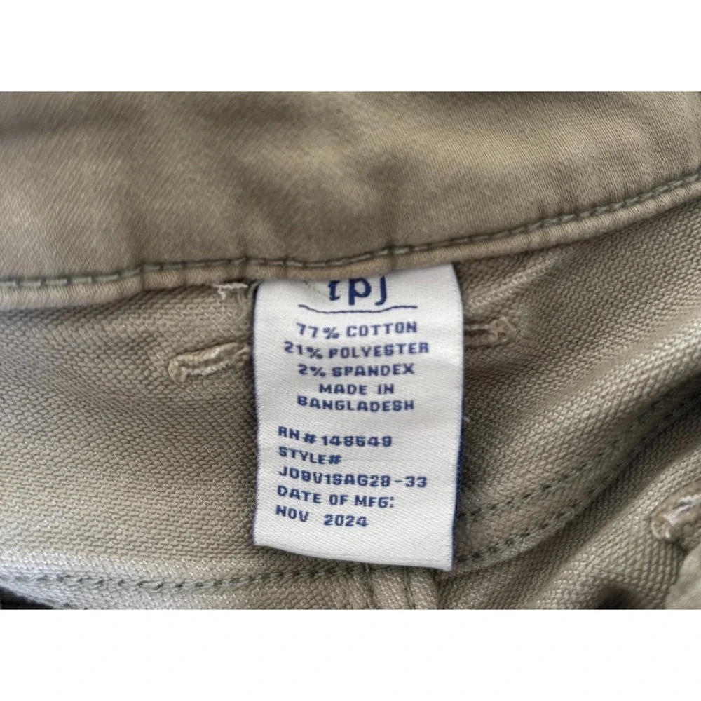 Tpj Slim Jeans 33x28 Beige Stretch Denim Normcore Casual minimalist Denkhaki
